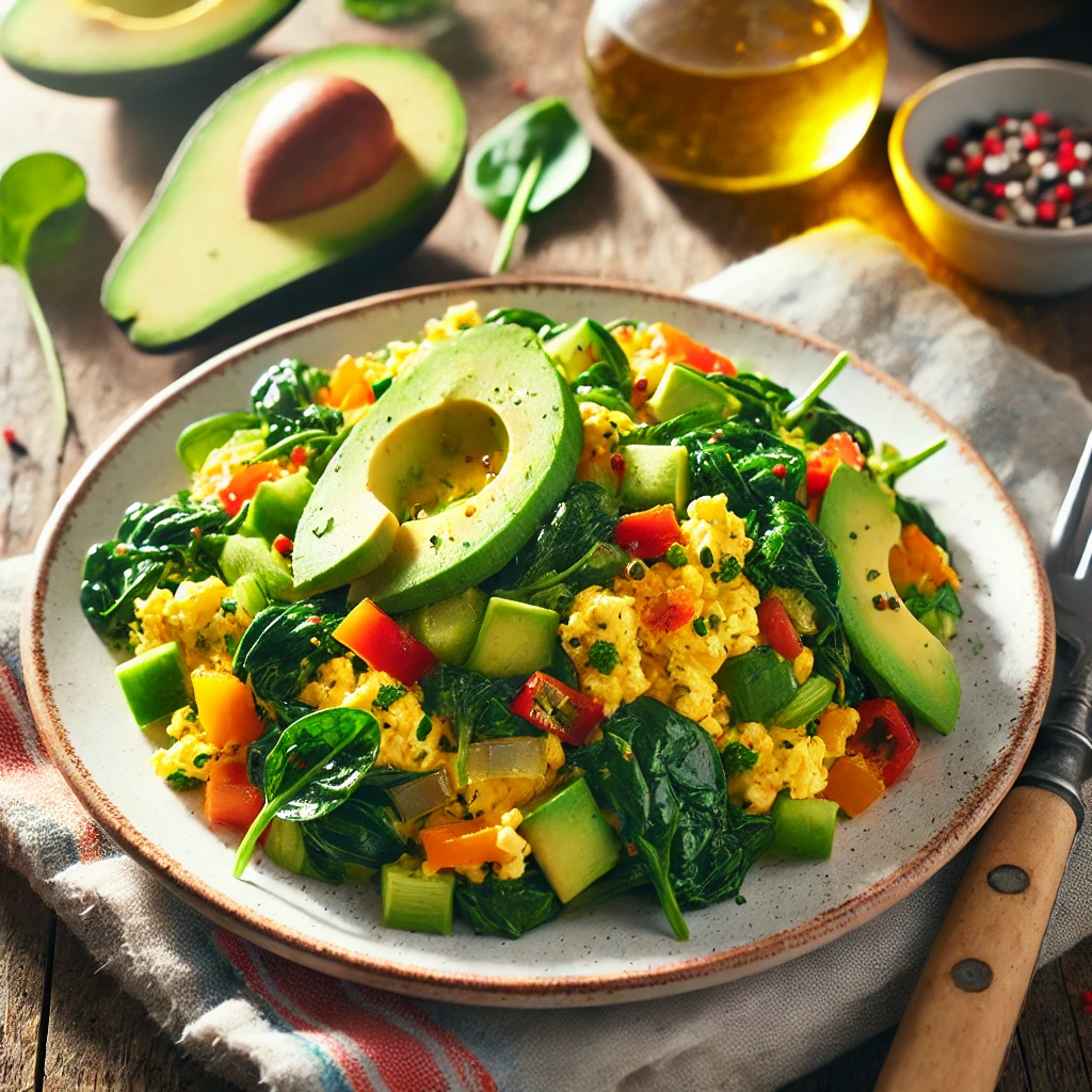 Avocado Oil Veggie Scramble