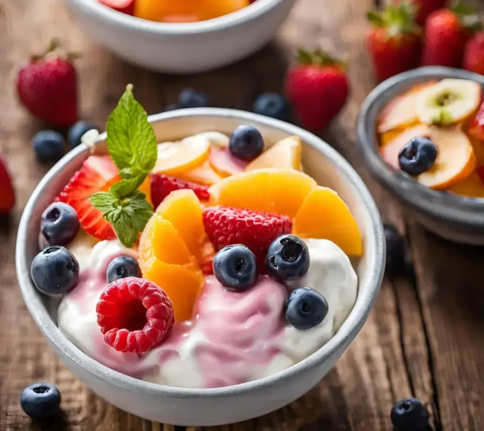 image of a bowl of Frozen Yogurt Snacks